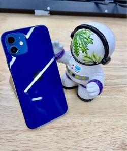 *New Refurbished* Blue IPhone 12 64GB 100% battery (No Sim Restrictions)