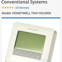 Honeywell Home TH411OU2005 Smart Color Thermostat 