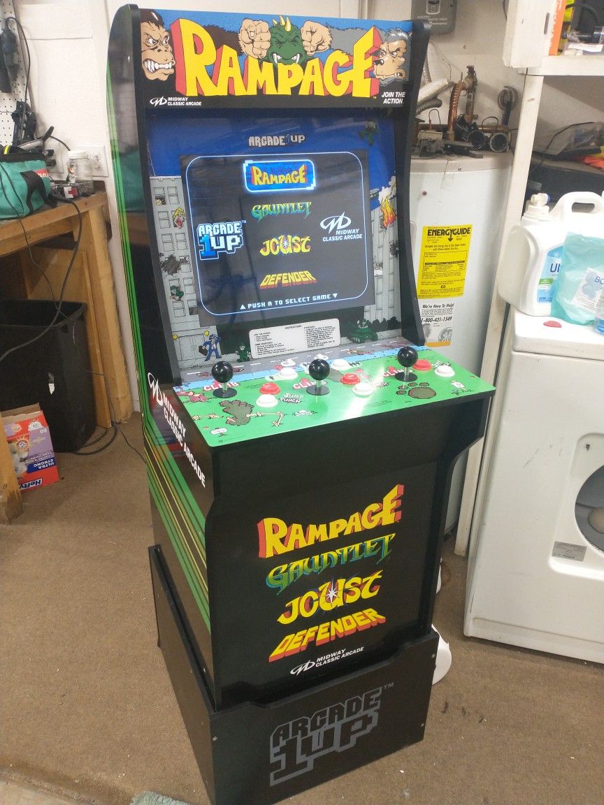 Arcade Game Rampage Gauntlet Joust And Defender