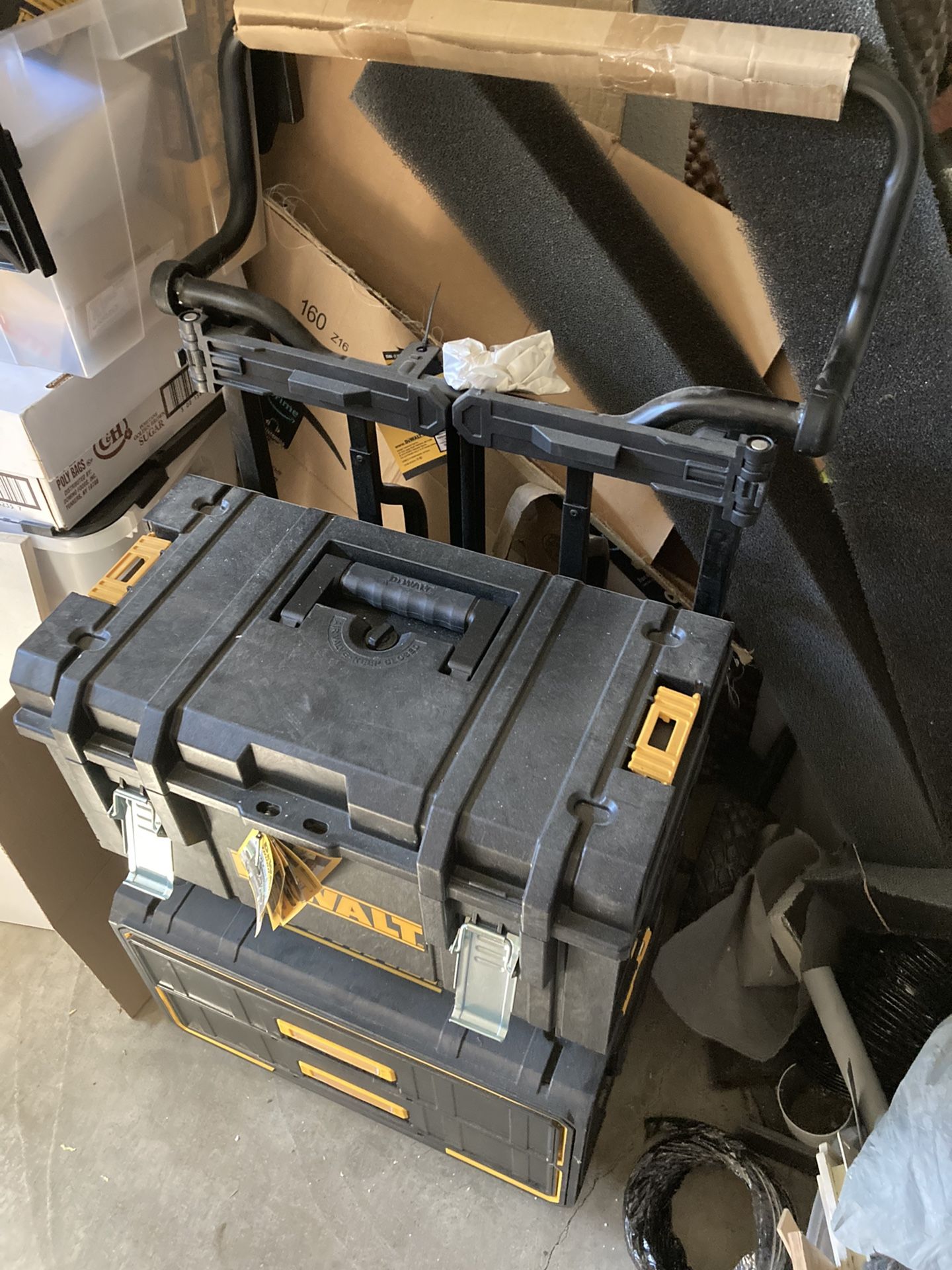 Dewalt Tough System Tool Box Storage Pro Organizer Hand Truck Utility Packout