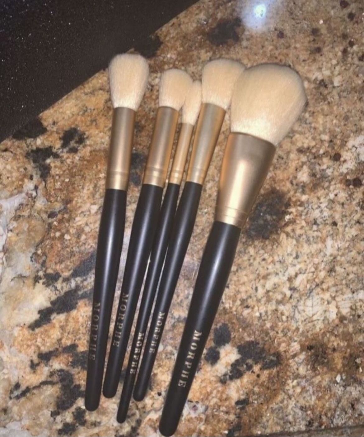 Morphe Complexion Crew 5 Pc Brush Set New 