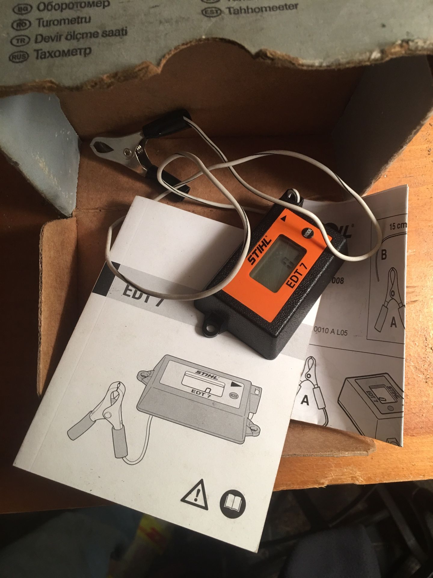 Stihl tool rpm gauge