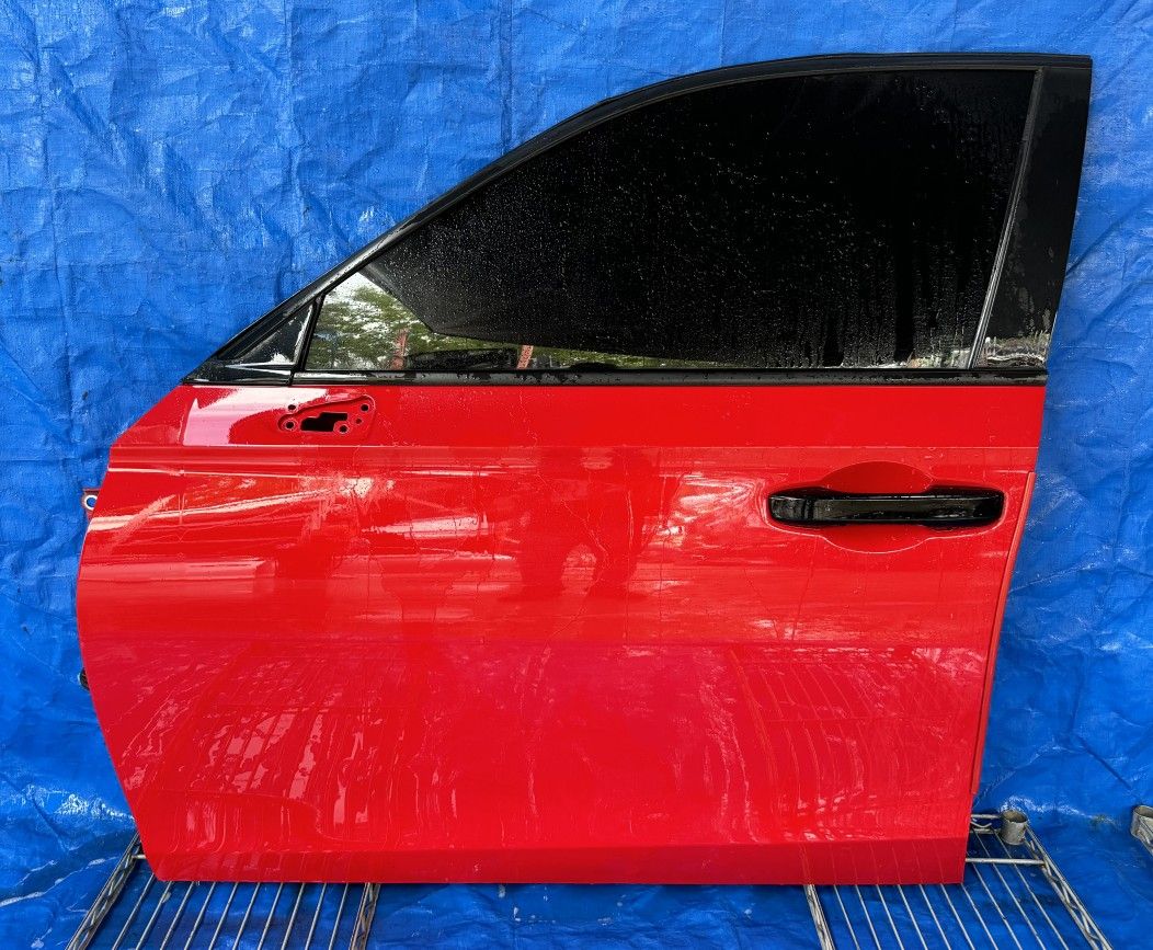 2022-2024 HONDA CIVIC FRONT LEFT SIDE DOOR ASSEMBLY RED R501