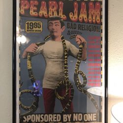 Pearl Jam Concert Poster-original Owner