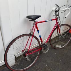 Superstar Road Bike Red White Blue – 58cm – New Tires