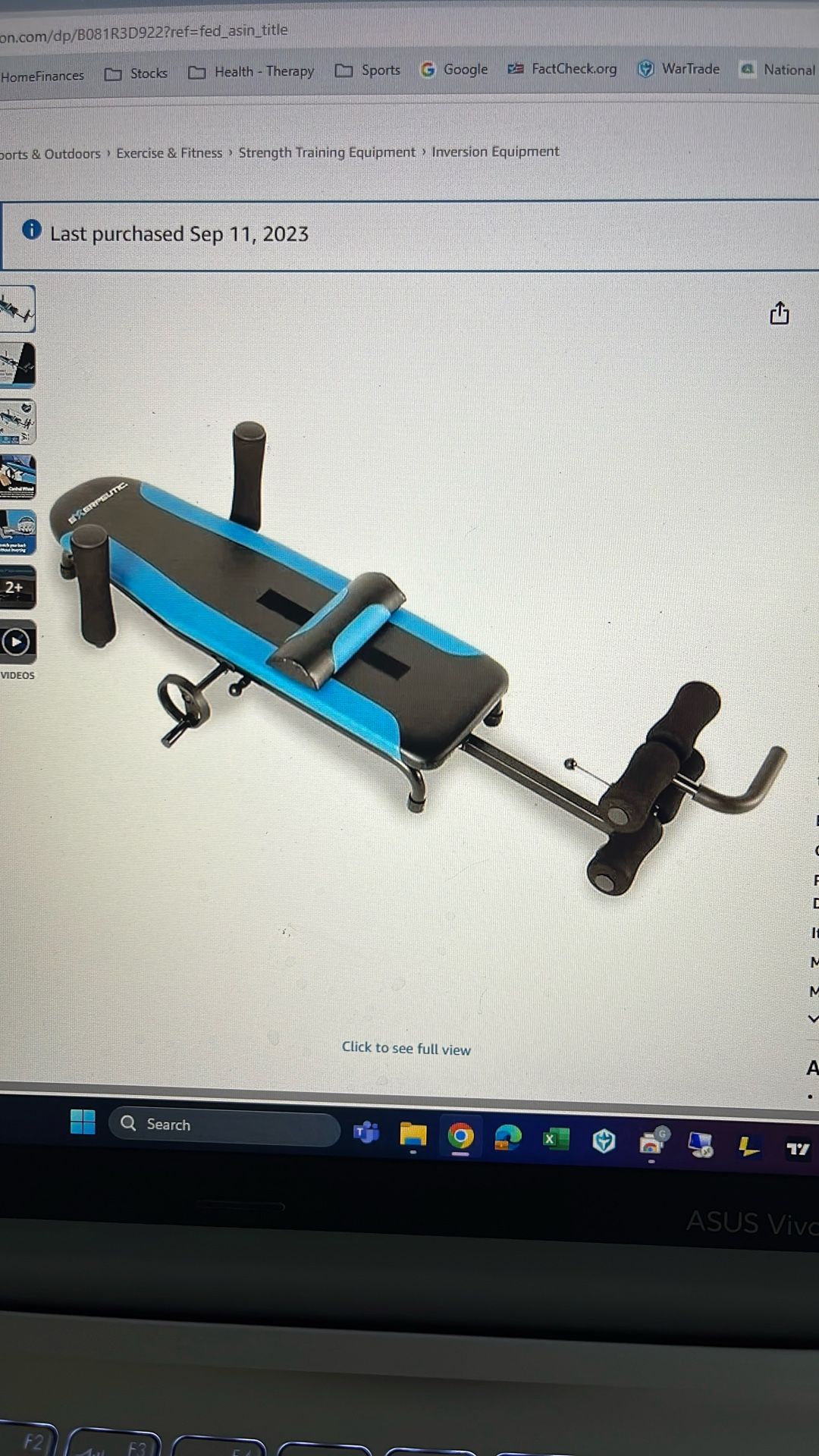 Traction Table Lower Back Pain Relief