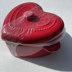 Red heart Ceramic Dish
