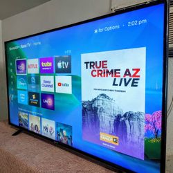 SMART  TV  SHARP  AQUOS  58"  ROKU   4K  LED  HDR   DOLBY   VISION  FULL  UHD  2160p🟪🟪 ( NEGOTIABLE )🟩🟩  DELIVERY  AVAILABLE🟥🟥