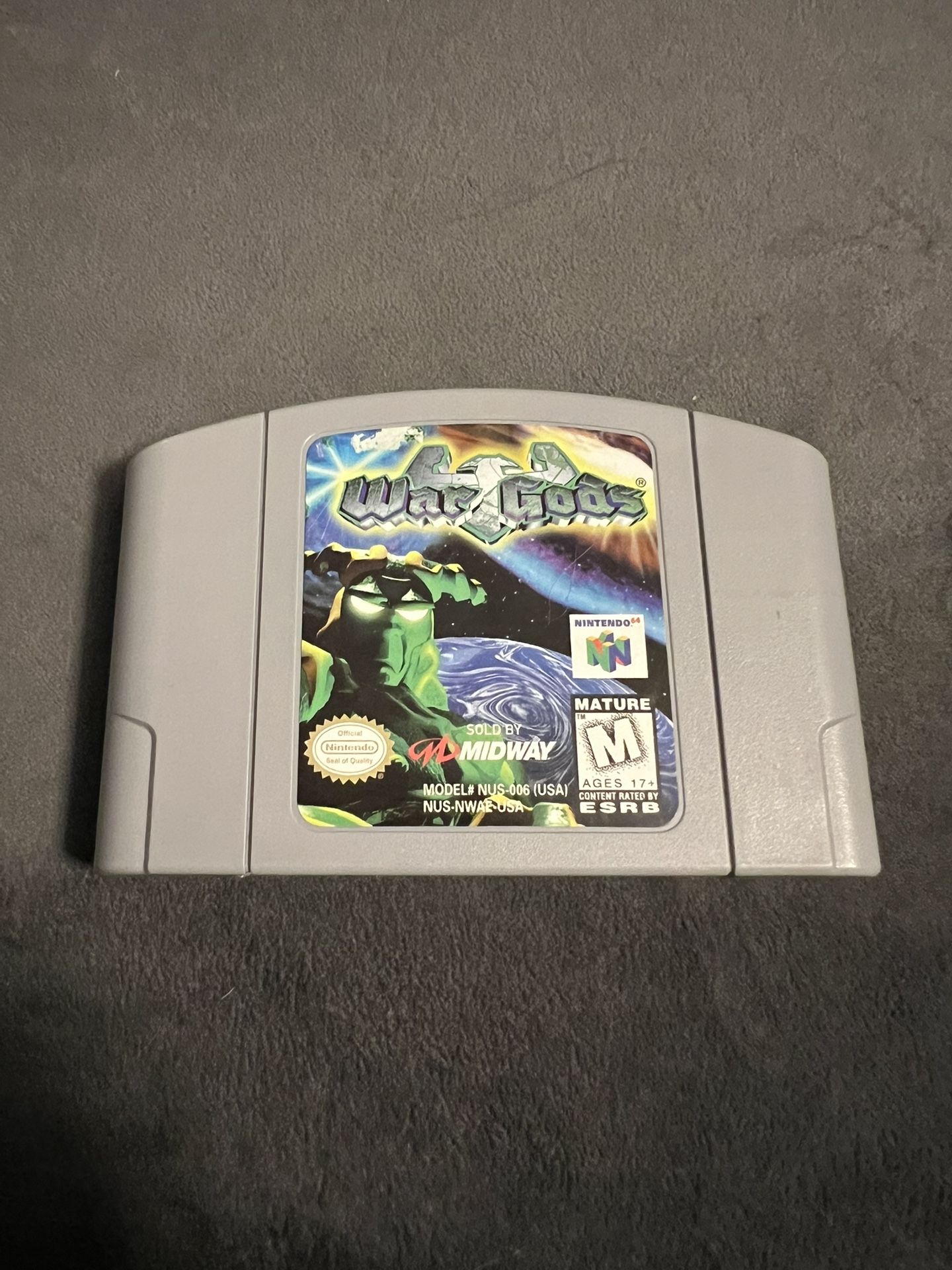 WarGods - Nintendo 64 N64 - Authentic Cartridge! 1997