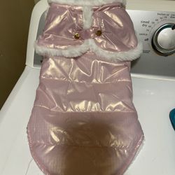 Medium dog coat with fur
