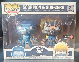 Funko Pop Mortal Kombat X Scorpion & Sub-Zero 2-Pack