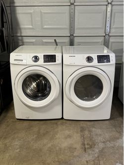 Set Samsung washer machine and gas Dryer everything works we deliver