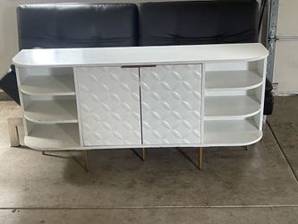 White TV stand