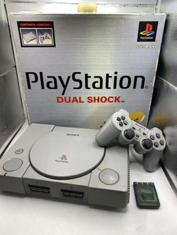 Sony PlayStation 1 PS1 Console Bundle SCPH-7xxx CIB Tested Working Original Box