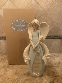 Enesco Foundations Serenity Angel