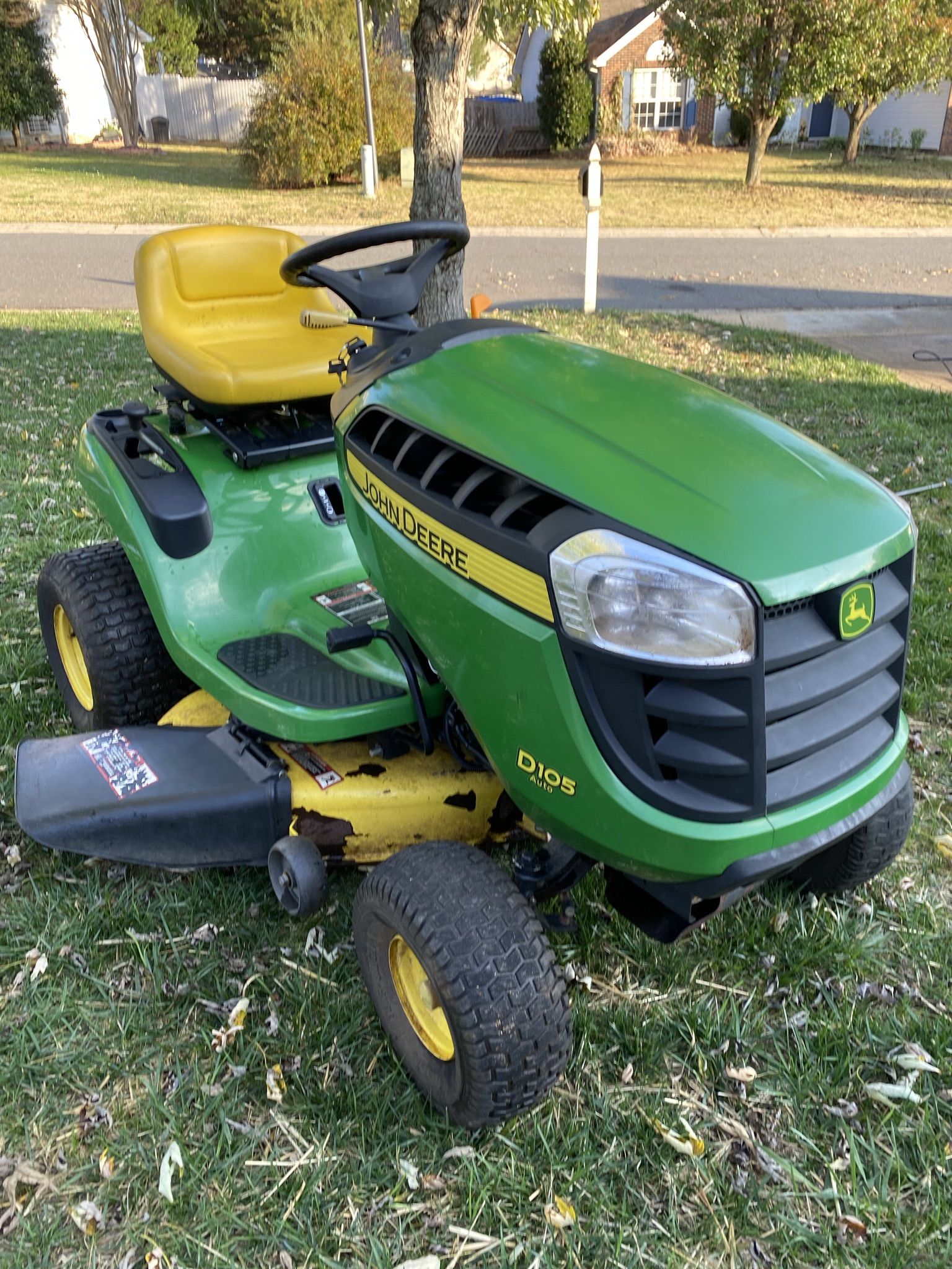 John Deere D105 Riding Lawnmower for Sale in Charlotte, NC OfferUp