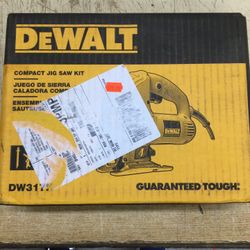 DEWALT Jig Saw, Top Handle, 5.5-Amp, Corded (DW317K), Yellow