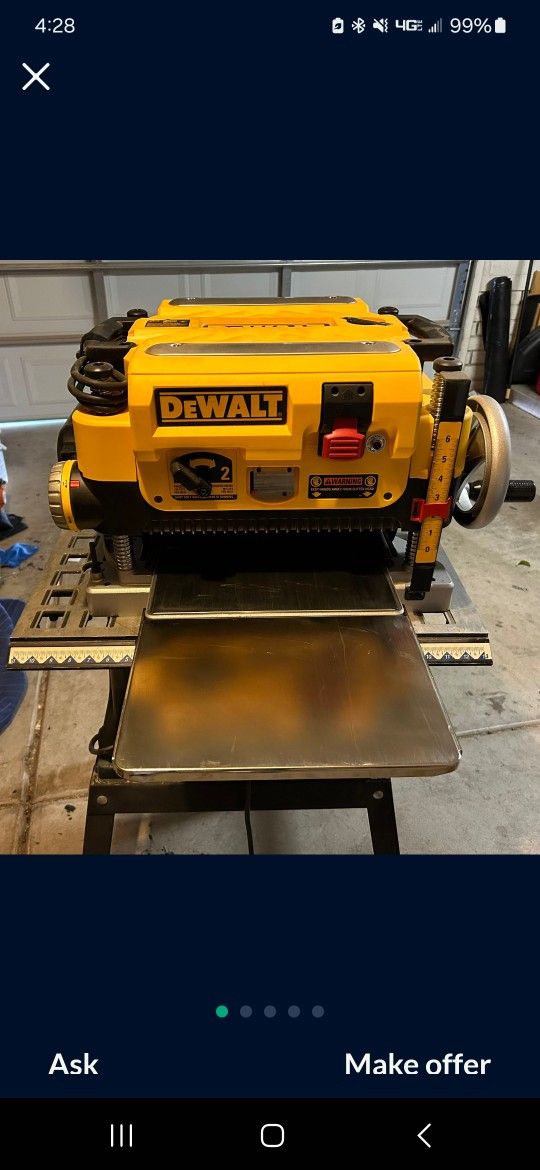 DEWALT DW735 13 in. Thickness Planer