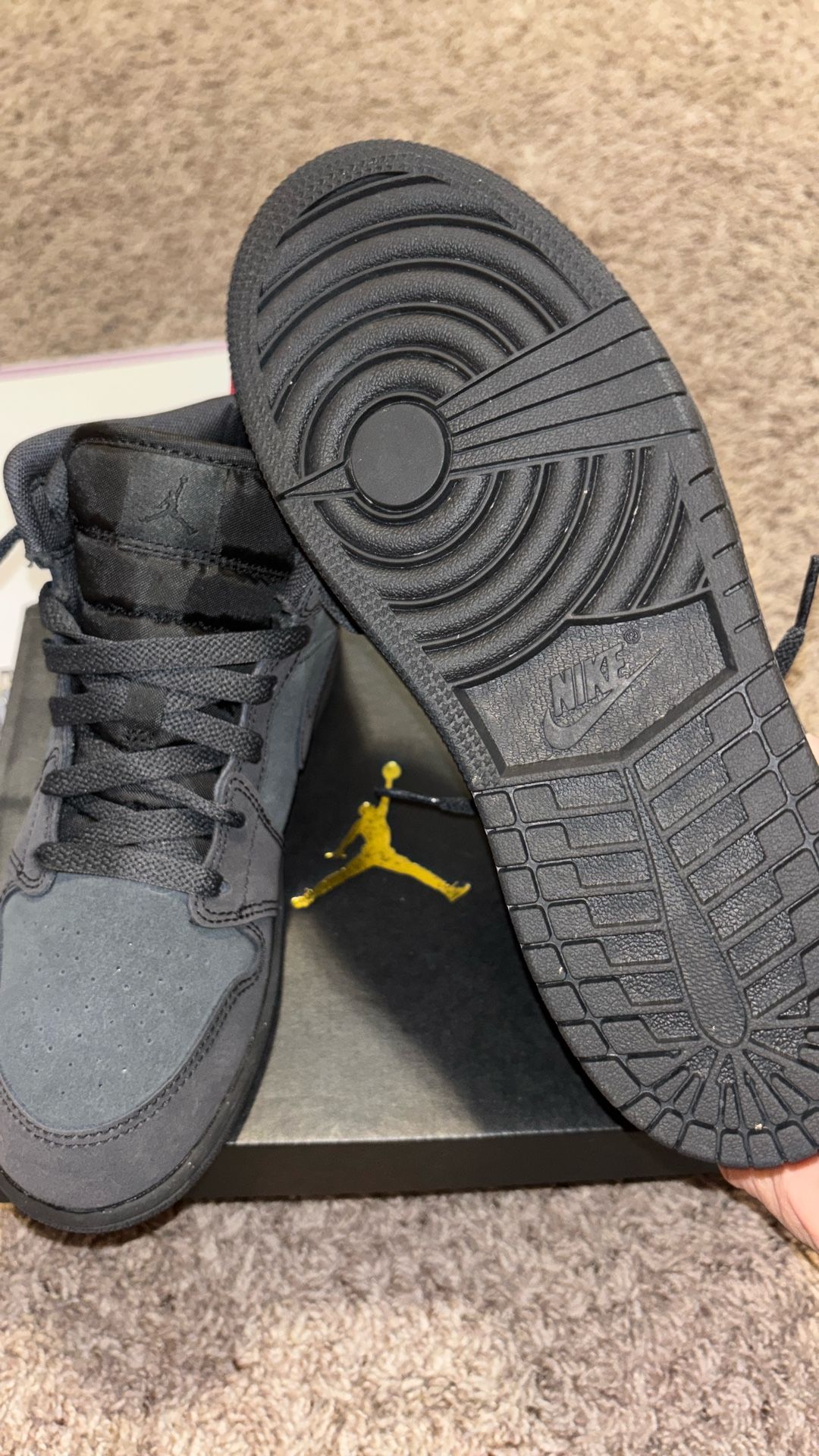 Jordan 1 Mid SE “Shadow Brown” - Kids 3Y | Brand New & Rare