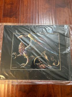 Vintage Nancy Chien-Eriksen Among the Stars Signed Art Print 1997 16x20