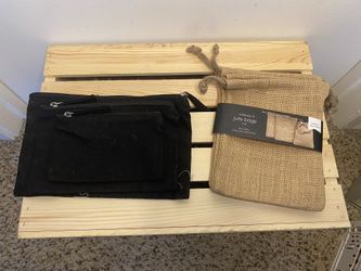 3pk Jute Bags And 3pk Multi Size Travel Bags