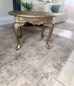 Refinished side/ lamp/ coffe table must go!