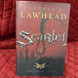 novel Scarlet, the second book in The King Raven Trilogy by Stephen R. Lawhead. &