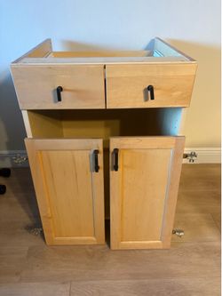 24 in. W x 24 in. D x 34.5 in. H Base Kitchen Cabinet