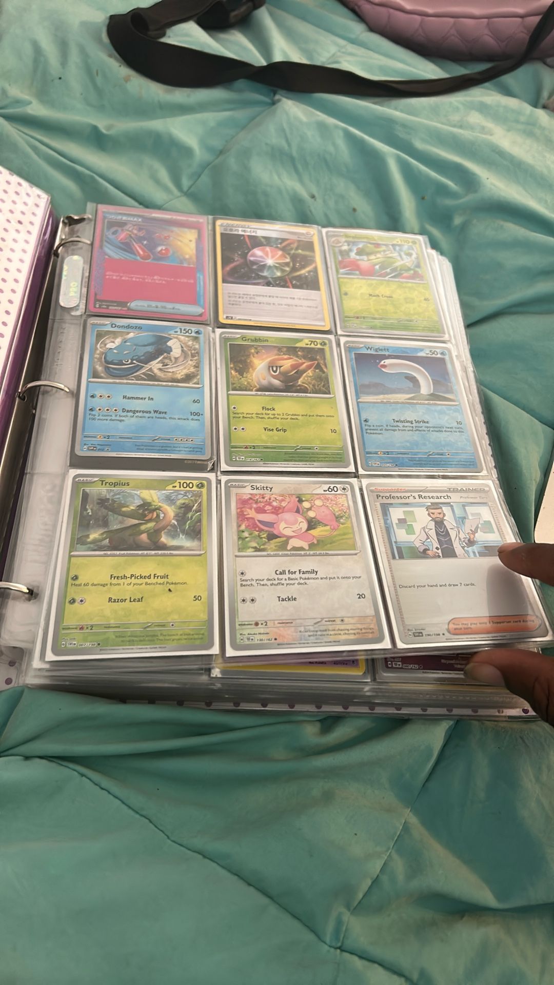 Binder Of Various Trading Cards