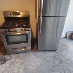 STOVE and fridge..28.inches fridge 30 stove great condition. $850. both item ...free delivery