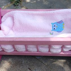 Rocking Doll Crib