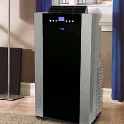 WHYNTER AIR CONDITIONER ❄️14K BTU & DEHUMIDIFIER , blows ICE COLD 🧊 ❄️ Rolls On Wheels , Sells On AMAZON for $500 
