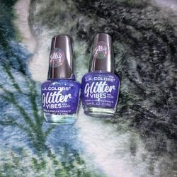 Brand New Nail Polish Jelly Purple Glitter 