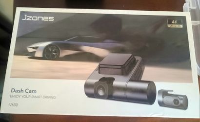 Brand New Sealed V630 3‑Channel 4K Premier Dash Cam w/64Gb micro sd