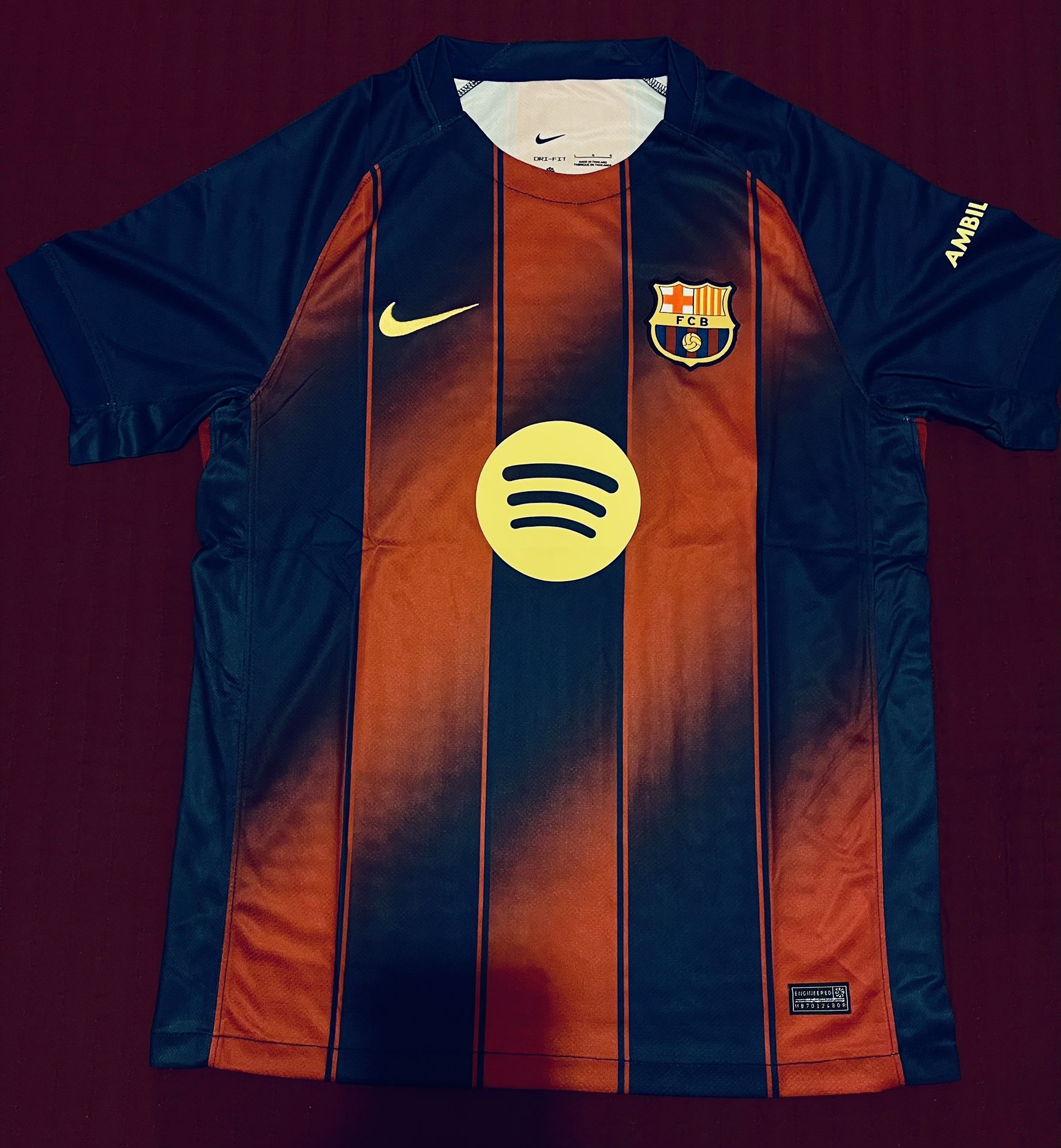 FC BARCELONA HOME JERSEY LARGE ADULT SIZE