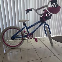 Huffy 20" Sea Star Kids' Bike With Bike Helmet & Pads