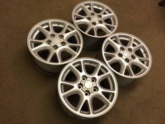 \\\\\\\ 16" CHEVY GM 5X120 COMPLETE SET OF 4 WHEELS ///////