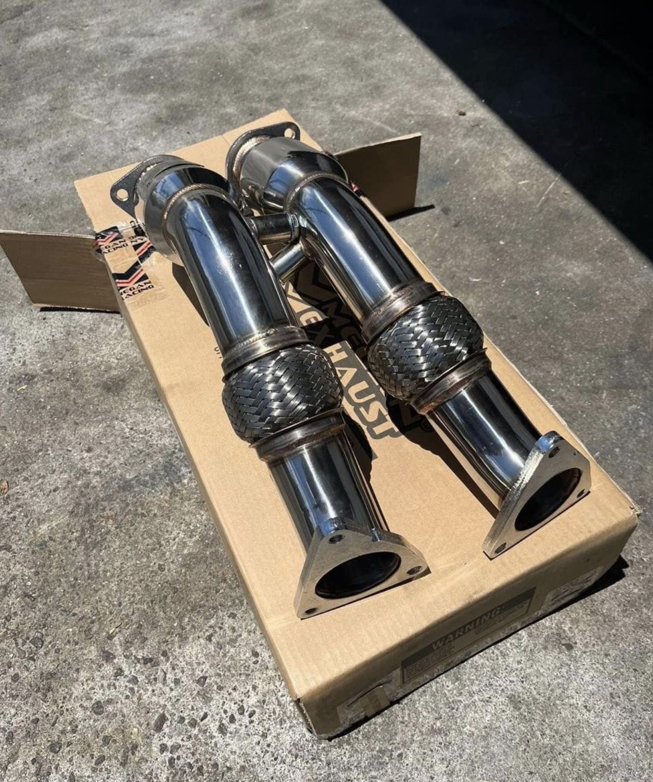 Megan Test Pipes Resonated Infiniti Q50 Q60 G35 G37 Nissan 350z 370z
