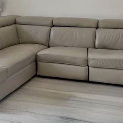 Leather Sectional Recliner . Price Including Delivery 