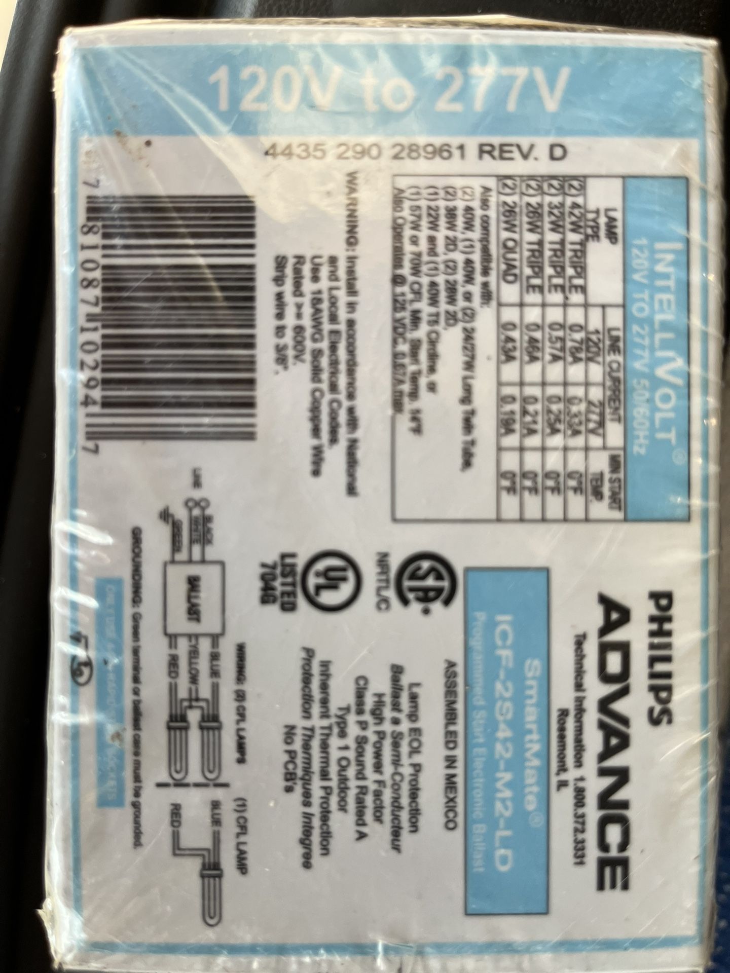 Electrical Ballast / Items