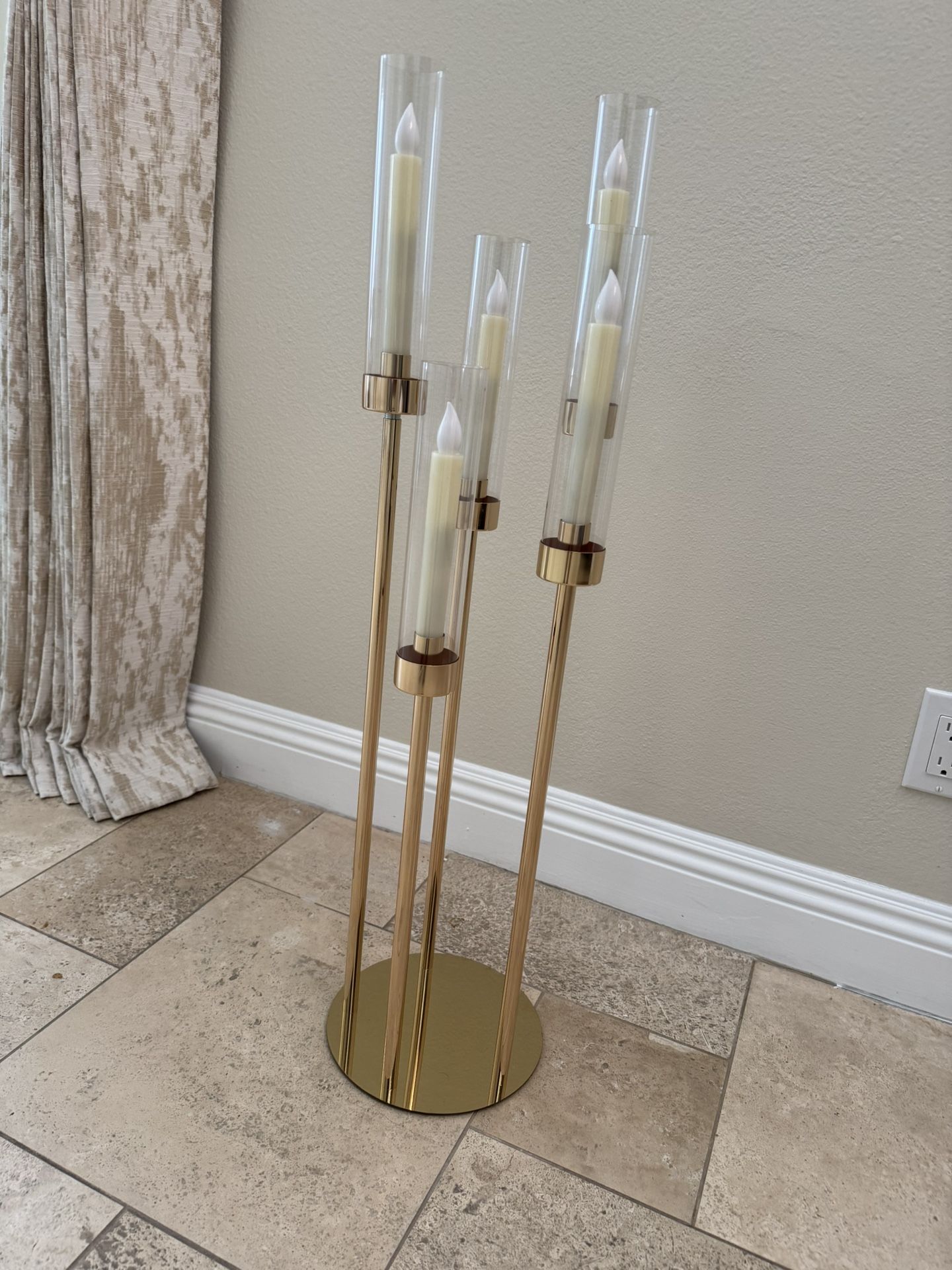 Candle Lamp Centerpieces