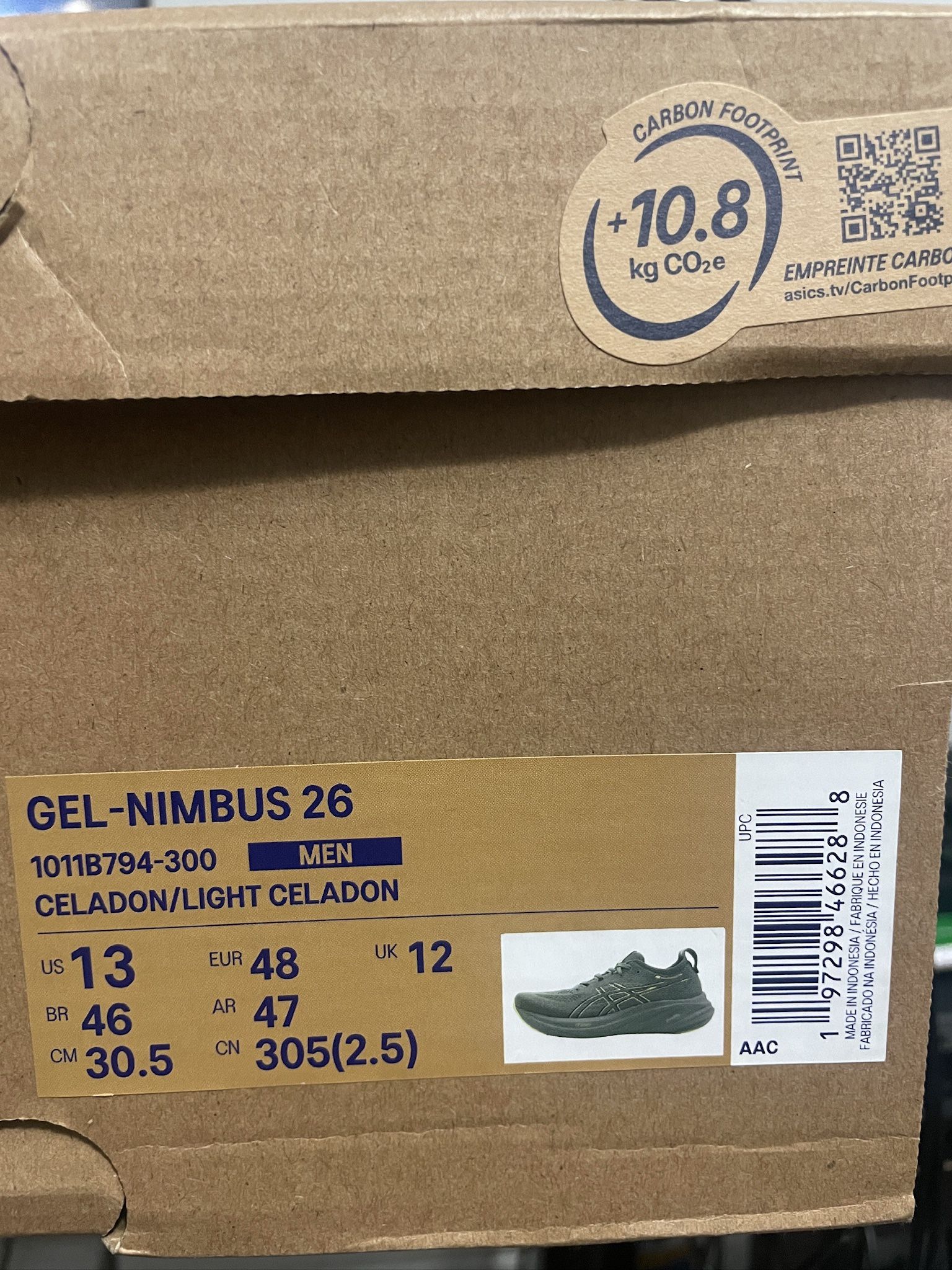 Asics Nimbus 26 13 D