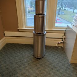 Set Of Three Trash Cans
