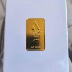 5 gram .9999 gold bar - ACRE Gold