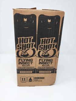 Hot Shot Flying Insect Killer 15 Ounces, Aerosol, Clean Fresh Scent (Pack of 6)
