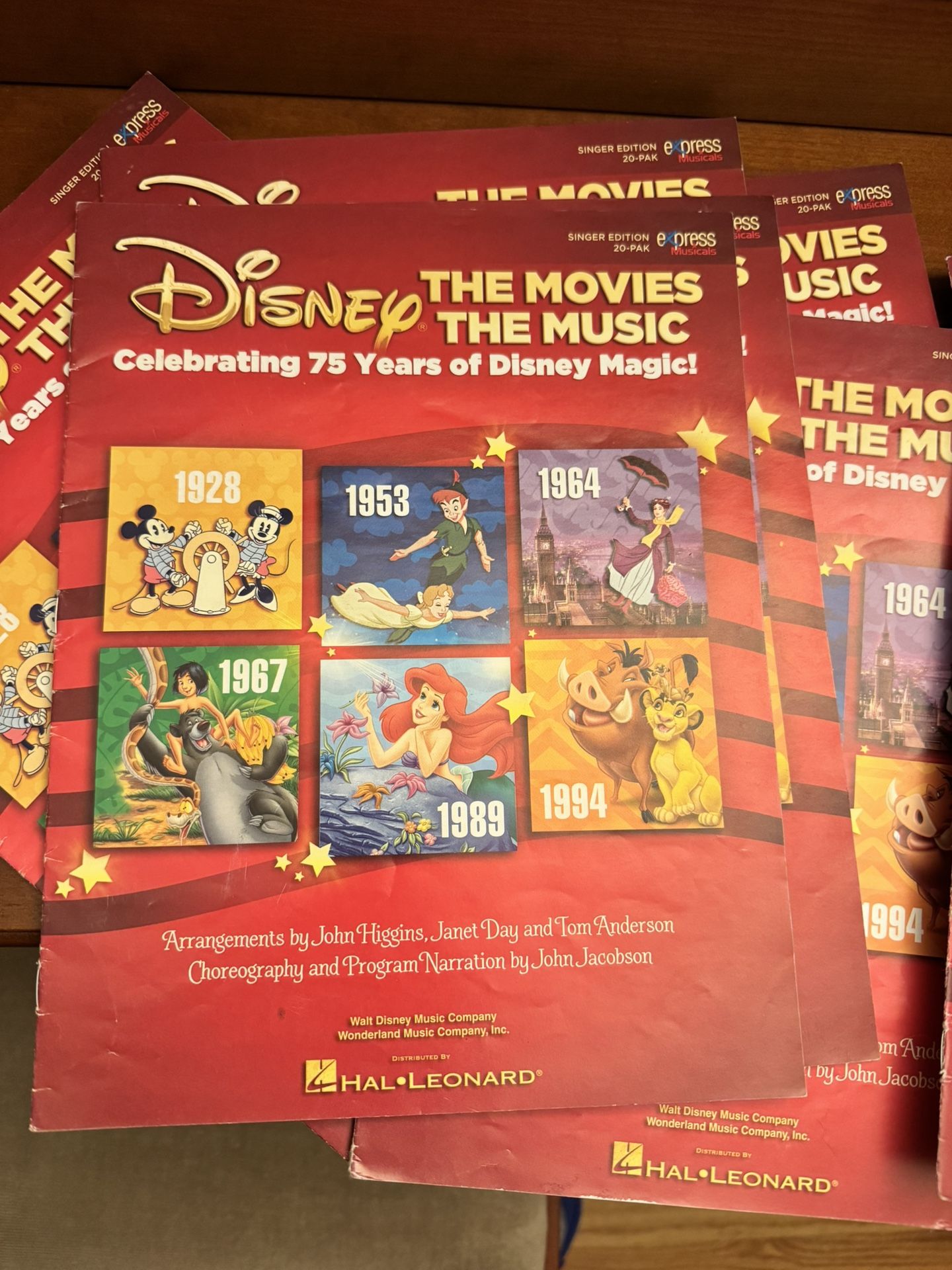Piano Sheet Disney 1 Dollar each