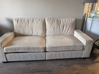 Corduroy loveseat sofa