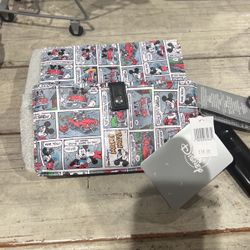 Disney Mickey House Wristlet W/crossbody Strap 