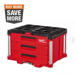 PACKOUT 22 in. Modular 3-Drawer Tool Box with Metal Reinforced Corners