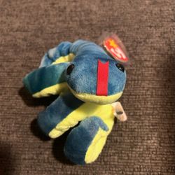 Ty Beanie Baby Hissy Snake Beanbag Plush Original Tag 1997 PE 4185 Gen 5